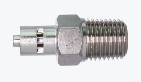 A1304 Male Luer Lock to 1/4" NPT male(9/16" hex)